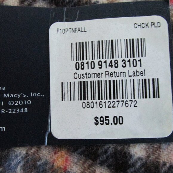 Club Room (NWT) Men's Cashmere Scarf - Picture 5 of 5